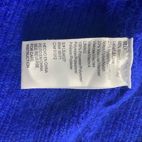 LOVE SADIE Blue Ribbed Zip-Up Jacket - Picture 8 of 8